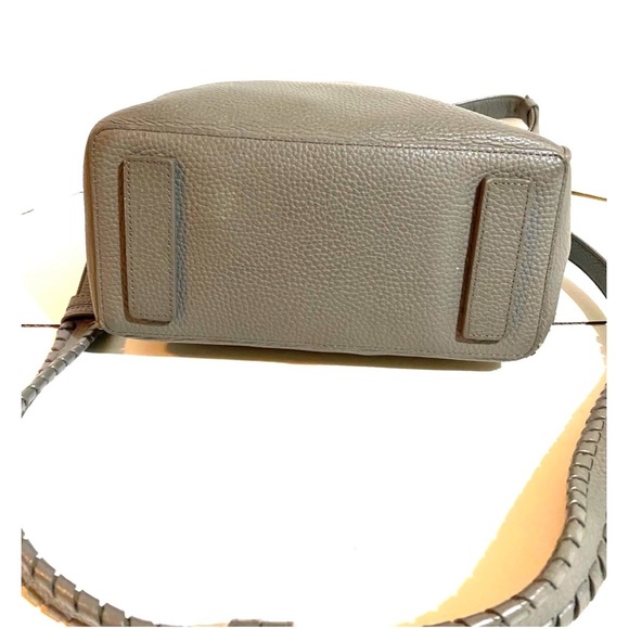 Allsants Elegant Gray Leather Shoulder Bag - Picture 3 of 10